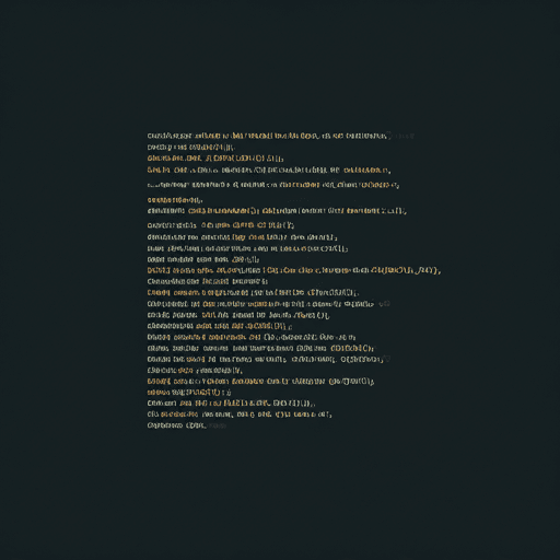 Code on screen